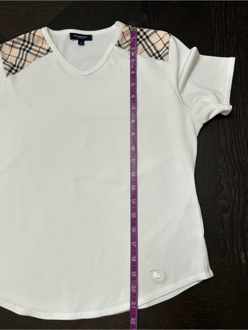 BURBERRY LONDON NOVA CHECK ACCENTS SHORT SLEEVE - Picture 6 of 8